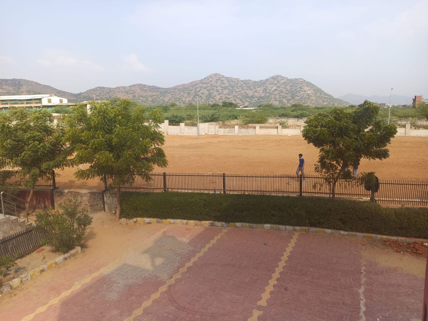 School entrance gate